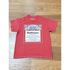Budweiser King of Beers Logo T-Shirt Classic Brew City Men's Size Medium